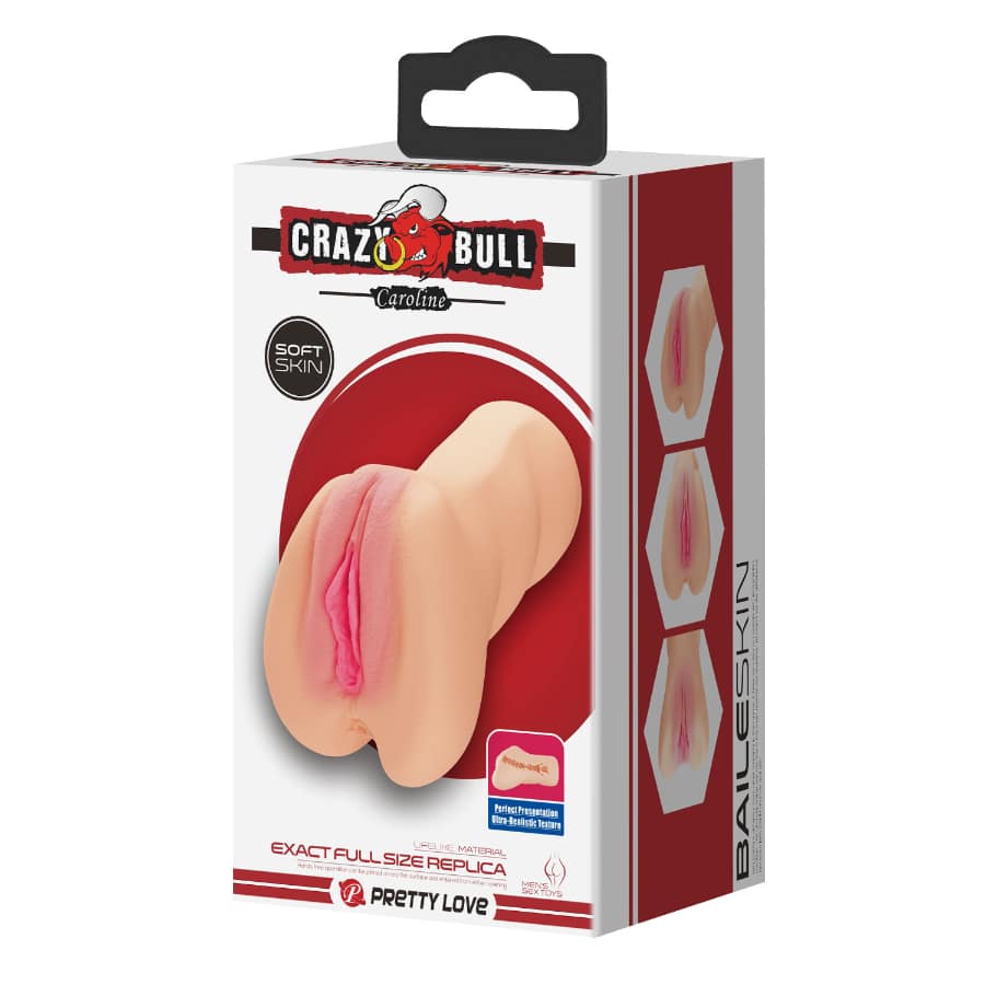 Crazy Bull Caroline Pussy Masturbator Flesh