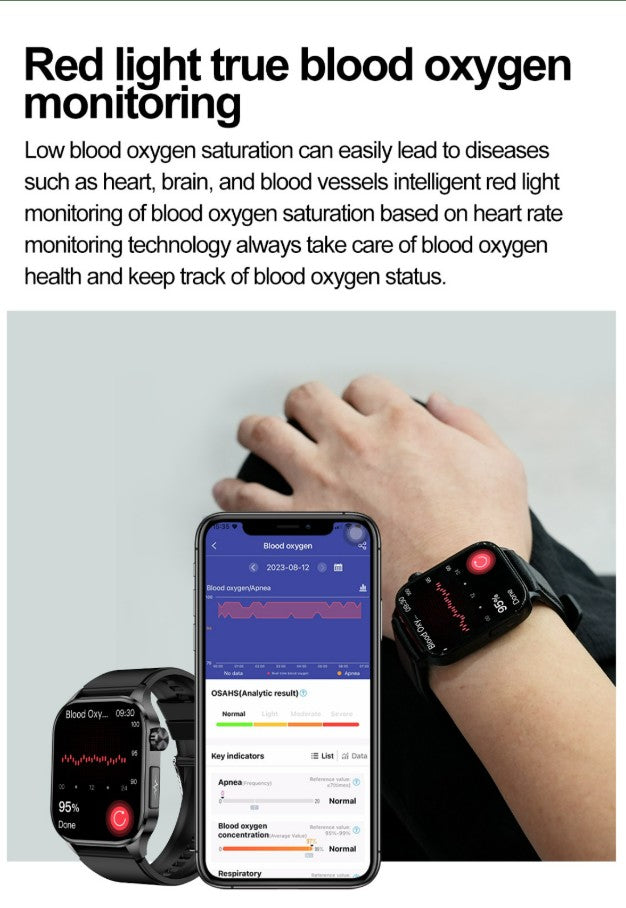 New ET580 Smartwatch - Red