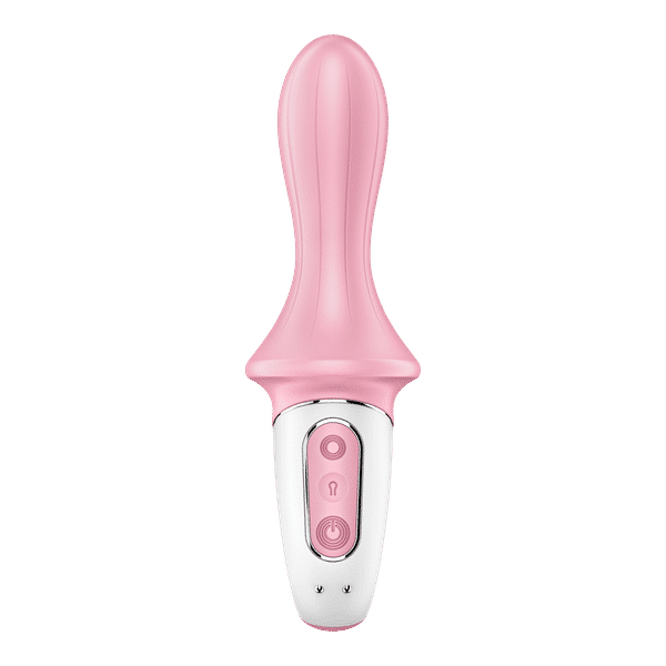 Pink Satisfyer Air Pump Booty 5+ sex toy with air-pulse technology, designed for anal stimulation and pleasure.