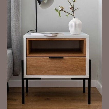 Agatha Oak Bedside Table