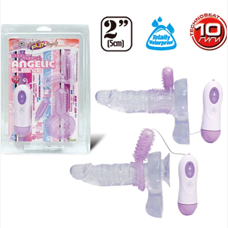 Angelic Sleeve Jelly Remote Vibrating | Cock Ring