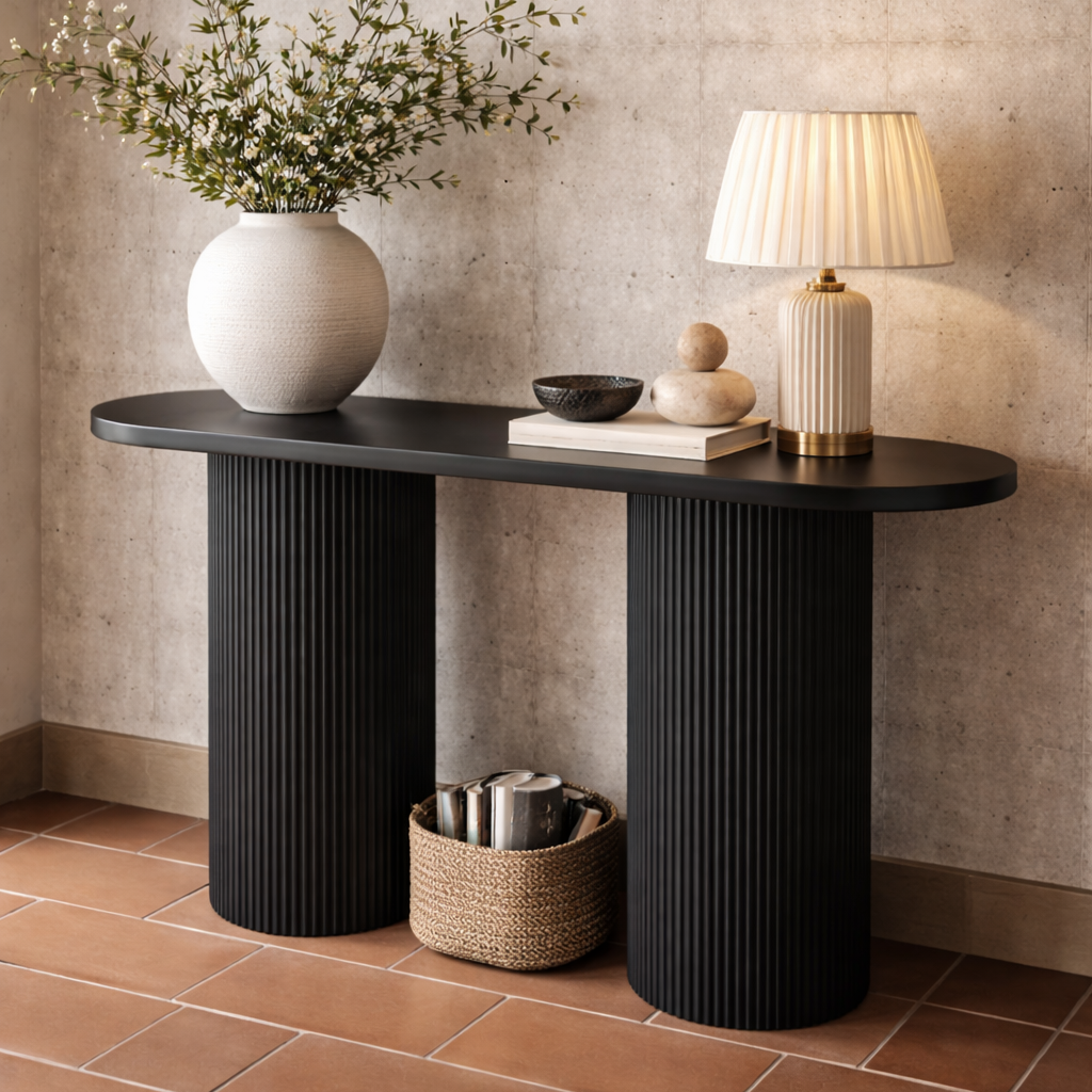 Ayanda Fluted Console Table