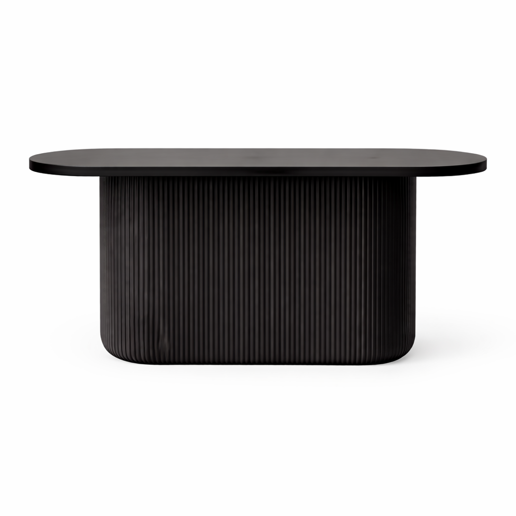 Arc Fluted Console Table