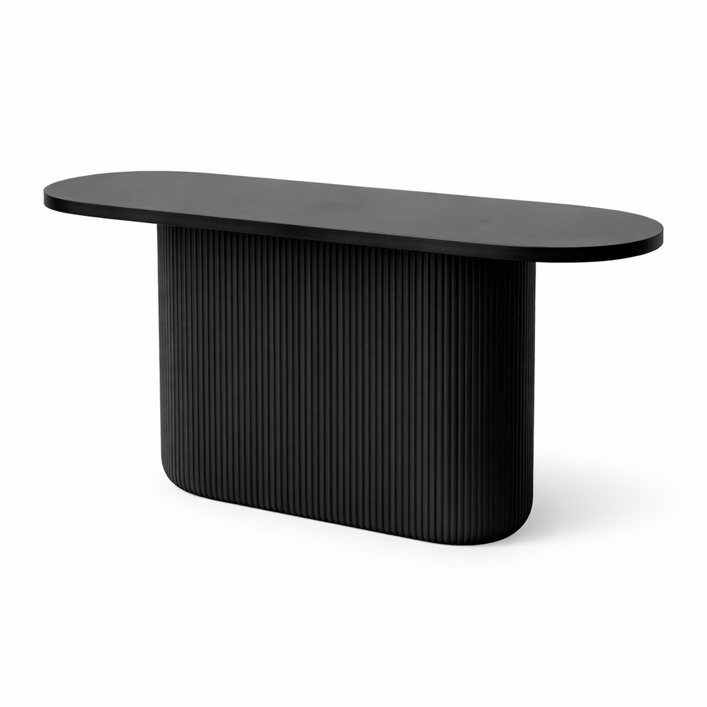 Arc Fluted Console Table